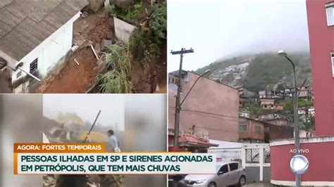 Sirenes Alertam Para Risco De Deslizamentos Em Petr Polis Rj