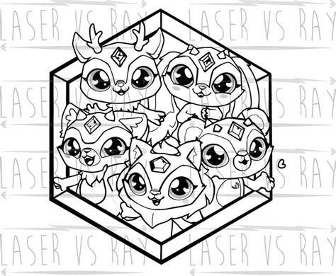 Magic Mixies Mixlings Coloring Page Printable Coloring Page