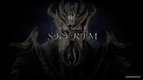 Skyrim Dragonborn Elder Scrolls Games 1920x1080 Esv Black Dragon