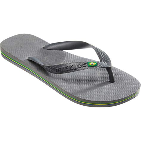 Havaianas Mens Flip Flops Brasil Havaianas Grey Decathlon