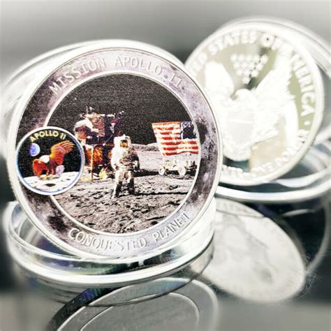 2019 Us 50th Anniversary Apollo 11 Moon Landing Silver Eagle