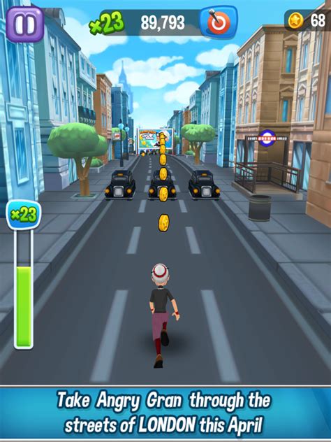 Angry Gran Run Running Game Screenshot