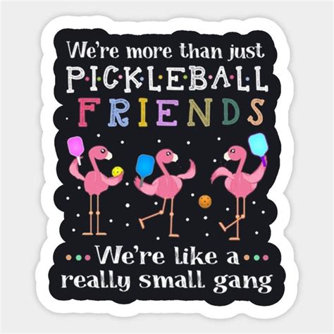 We Re More Than Just Pickleball Friends We Re Like A Really Small Gang