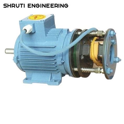 Blue Ac Brake Motor With Three Phase And Motor Warranty Year