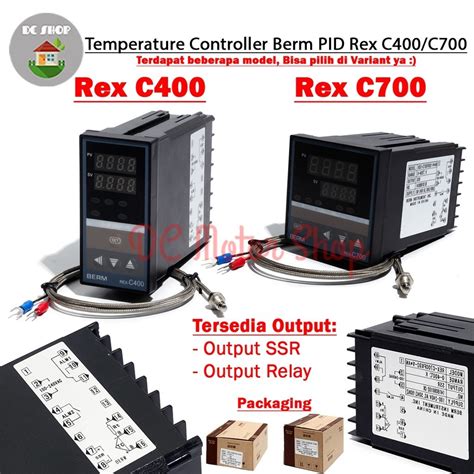 Pid Rex C C C C Berm Temperature Controller Output Ssr