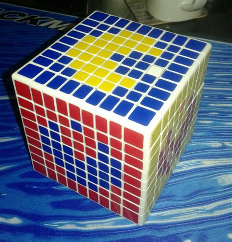 Cubo Con Dise O Pac Man Cubo Rubik Cubos Cubo Magico