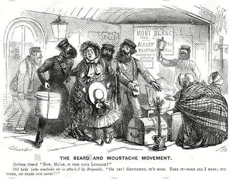 Beard Moustache Movement Cartoon Punch By Editorial Stock Photo Stock