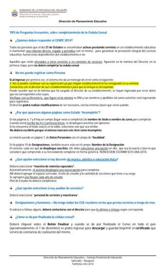 Tips De Ayudacedulacensal Pdf