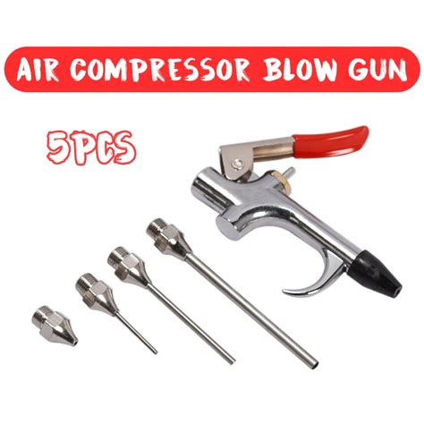 Compressor De Ar Blow Gun Kit De Entrada De Metal Ferramenta De Limpeza