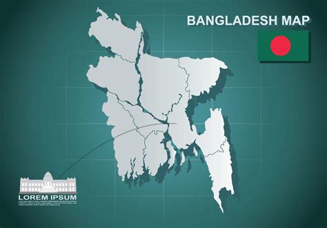 Free Bangladesh Map Illustration Vector Art At Vecteezy