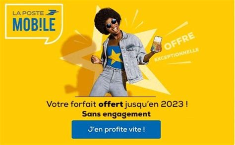 Les 4 Premiers Mois De Votre Forfait La Poste Mobile Sans Engagement