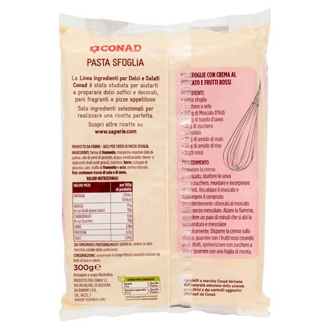 Pasta Sfoglia G Conad In Vendita Online Conad