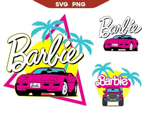 Princess Barbie Malibu Svg Png Barbie Car Barbie Pink Barbie Dolls