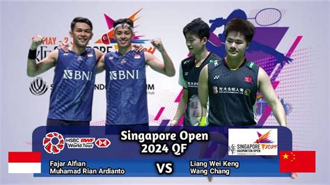 Fajar Alfian M Rian Ardianto Vs Liang Wei Keng Wang Chang Singapore