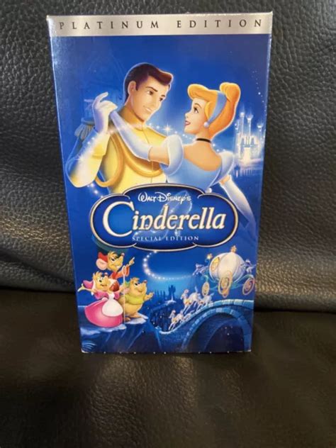 Disneys Cinderella Vhs Video Tape Platinum Special Edition Rare 1753 Picclick Ca