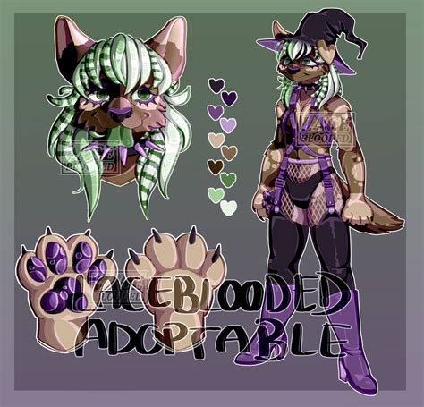 Adoptable Witchy Anthro Dog Fursona By Laceblooded On Deviantart