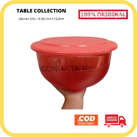 Jual Promo Tupperware Wadah Saji Table Collection Peach Original