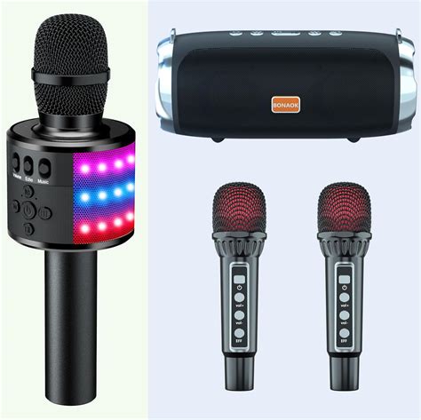 Amazon BONAOK Q78 And T 15 Bluetooth Wireless Karaoke Microphone