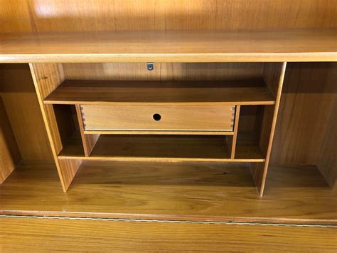 Midcentury 3 Piece Teak Wall Unit By Nathan Furniture For Sale At