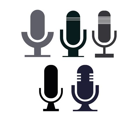 Microphone Silhouette Vector Art, Icons, and Graphics for Free Download