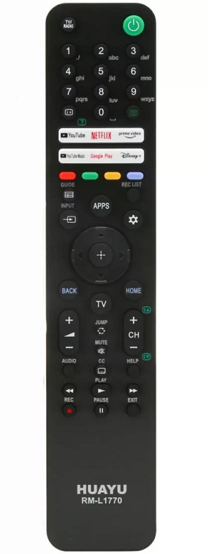 ᐉ Универсальный пульт для телевизора Sony RM-L1770 (29203) • Купить в ...