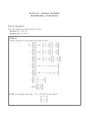 M217 HW04 Sols Pdf MATH 217 LINEAR ALGEBRA HOMEWORK 4 SOLUTIONS