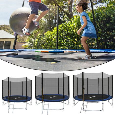 Froadp Ø244cm Gartentrampoline Komplettset TÜV Zertifiziert Trampoline