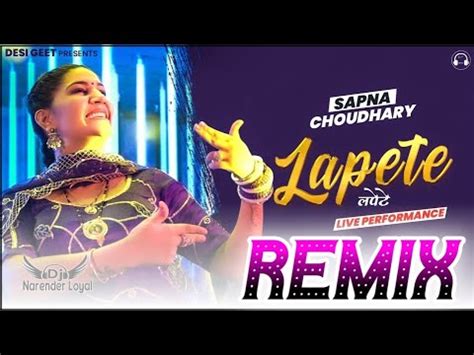 Lapete Mohit Sharma Remix Song Sapna Choudhary Lapete Ghale Choti