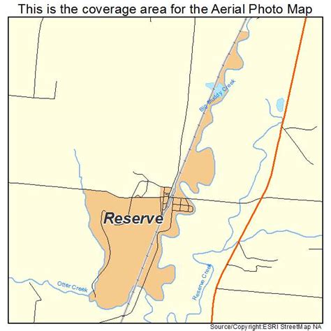 Aerial Photography Map Of Reserve Mt Montana