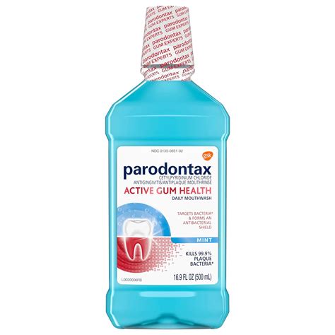 Amazon.com : Parodontax Active Gum Health Mouthwash, Antiplaque and