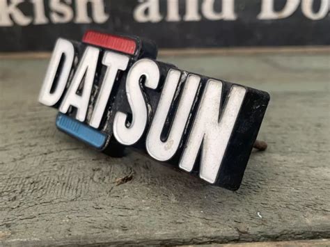 Vintage Datsun Bluebird Grille Emblem Badge Oem P N U