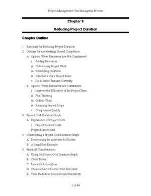 Project Management The Managerial Process Chap 04 Solution Manual