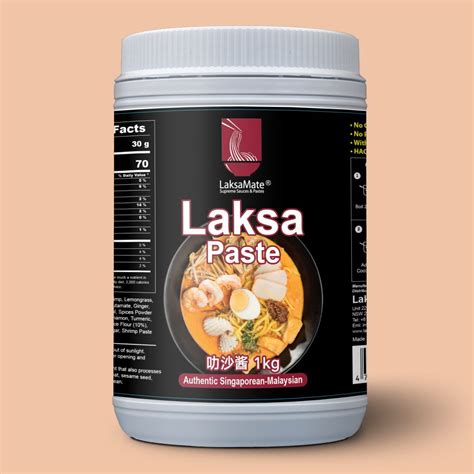 Laksa Paste Jar 500g x 12 / Carton – LaksaMate Supeme Sauces and Pastes