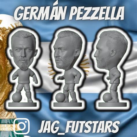 STL file Argentina 2022 - German Pezzella - Soccer Figure・3D printer ...