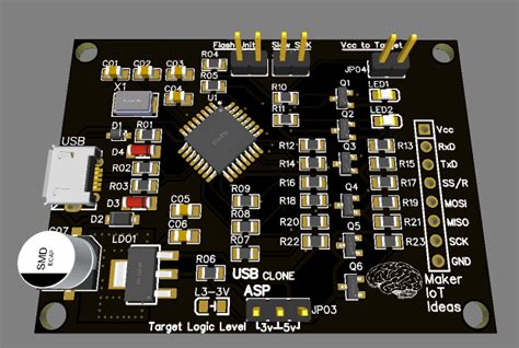 USB ASP Programmer ATMEGA8 Share Project PCBWay