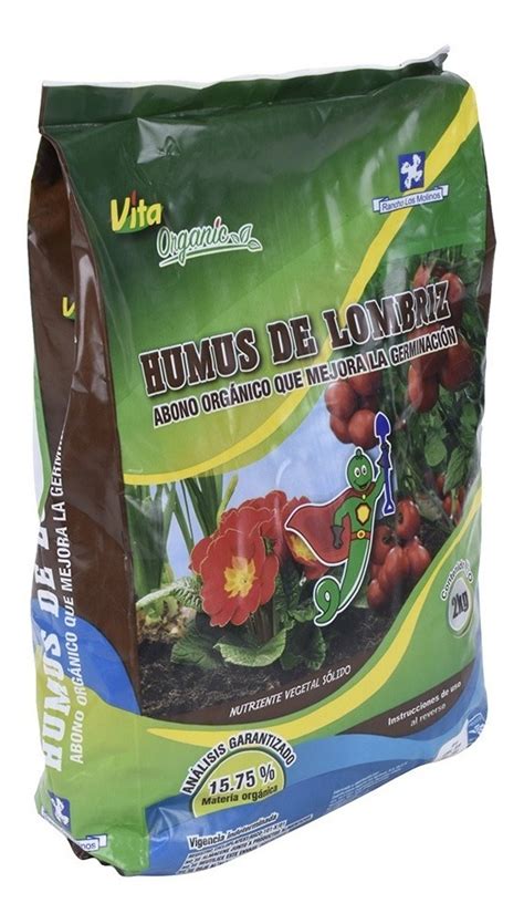 Abono Org Nico Humus De Lombriz Kg Para Germinar Semillas Mercadolibre