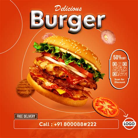 Burger King Food Poster Design Poster Design Behance