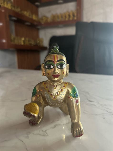 Brass Laddu Gopal Statue Home At Rs 900 Kg In Aligarh ID 2852089734597