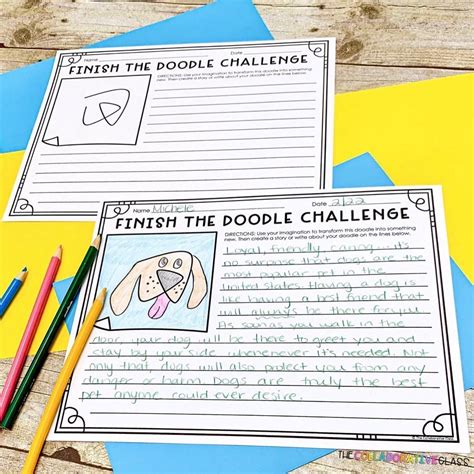 Finish The Doodle Challenge Freebies The Collaborative Class