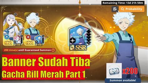 Akhirnya Banner Season Sudah Tiba Waktunya Gacha Rill Merah