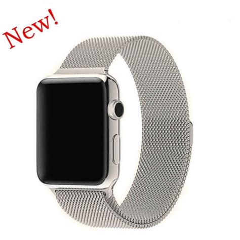 Bajar Quemar Repegar Apple Watch Milanese Loop Black Pantalla