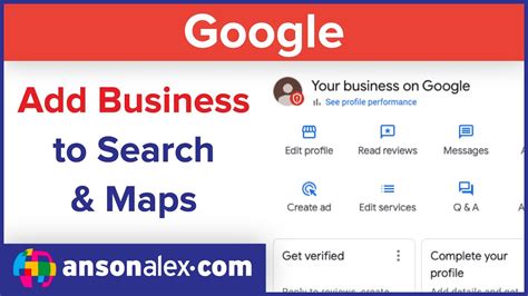 How To Add A Business To Google Maps And Search YouTube