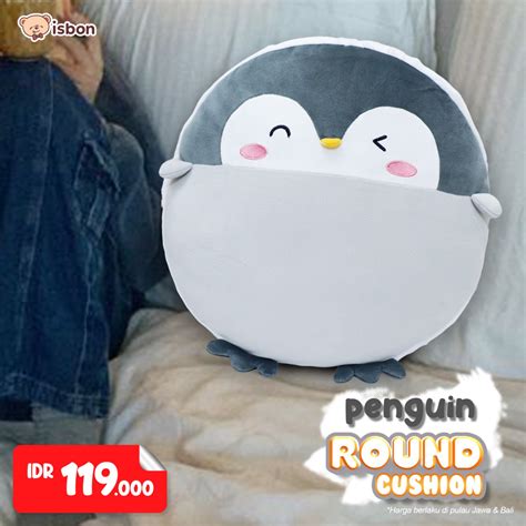 Istana Boneka Bantal Bulat Karakter Hewan Round Cushion Series