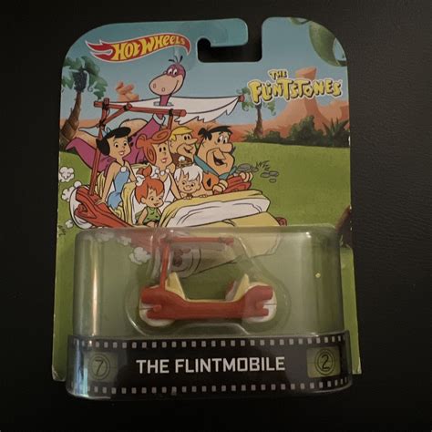 Hot Wheels Retro Entertainment The Flintstones Flintmobile Values MAVIN