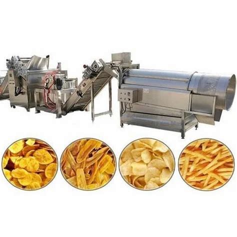 Semi Automatic Chips Making Machine Chips Machinery Setup For