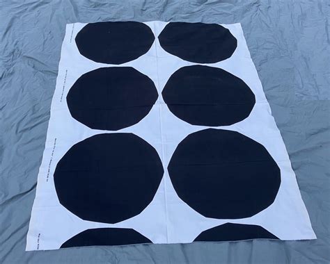 Vintage 1960s Marimekko Isot Kivet Fabric 2 Designed 1959 By Maija