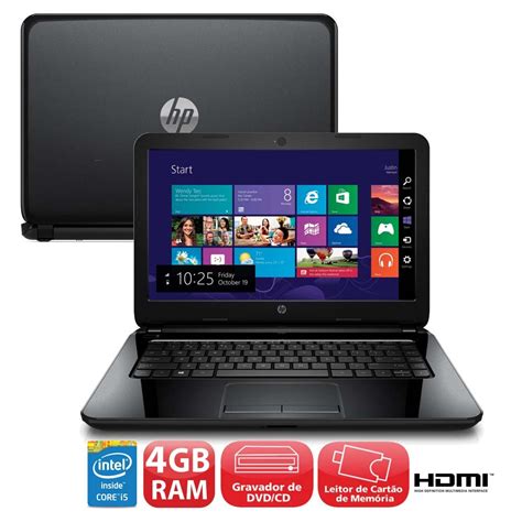 Notebook Hp R Br Intel Core I U Gb Gb Gravador