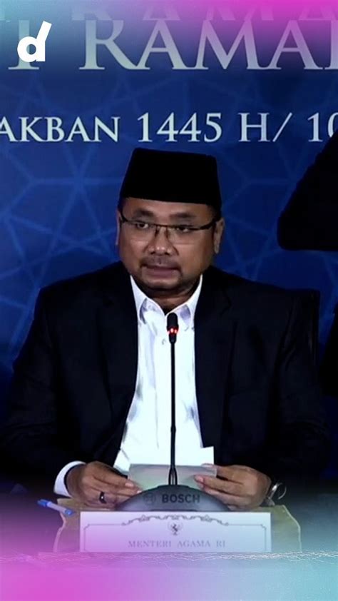 Tok Sidang Isbat Putuskan Awal Ramadan 1445 H Jatuh Selasa 12 Maret 2024