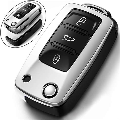 Intermerge For Vw Volkswagen Key Fob Cover For Vw Jetta