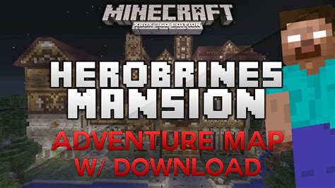 NEW Hypixel S Herobrine S Mansion Adventure Map Minecraft Xbox 360 W